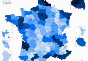 Department Map Of France with Numbers List Of French Departments by Population Wikipedia