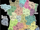 Department Map Of France with Numbers Map Of France Departments France Map with Departments and Regions