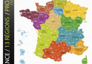 Department Map Of France with Numbers New Map Of France Reduces Regions to 13