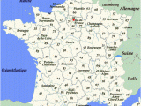 Department Map Of France with Numbers the Departments Of France