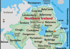 Derry northern Ireland Map northern Ireland Large Color Map Ancestors Came From Londonderry