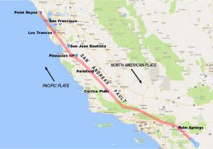 Desert Hot Springs California Map Pictures Of the San andreas Fault In California