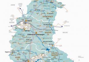 Detail Map Of France Champagne Ardenne Road Map France Champagne Ardenne In 2019