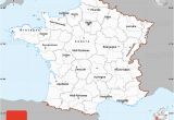 Detail Map Of France Gray Simple Map Of France Single Color Outside