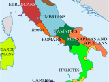 Detail Map Of Italy Italy In 400 Bc Roman Maps Italy History Roman Empire Italy Map