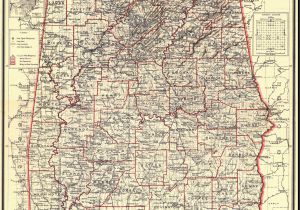 Detailed Map Of Alabama Alabama Maps Alabama Digital Map Library Table Of Contents United