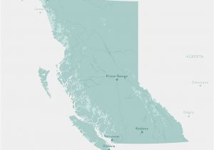 Detailed Map Of British Columbia Canada Bc Road Trip and Places Of Interest Maps Super Natural Bc