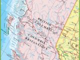 Detailed Map Of British Columbia Canada Large Detailed Map Of British Columbia with Cities and towns