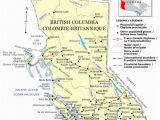 Detailed Map Of British Columbia Canada Political Map Of British Columbia Province Bc Color Map