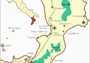 Detailed Map Of Calabria Italy Cities Map and Guide to Calabria southern Italy