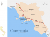 Detailed Map Of Campania Italy Anthony Grant Baking Bread Amalfi Coast Amalfi southern Italy
