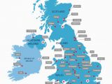 Detailed Map Of England and Wales Uk University Map