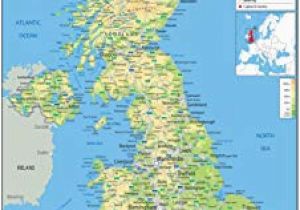 Detailed Map Of England Counties United Kingdom Uk Road Wall Map Clearly Shows Motorways