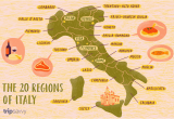 Detailed Map Of Florence Italy Map Of the Italian Regions