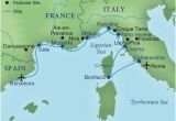 Detailed Map Of France and Italy Cruising the Rivieras Of Italy France Spain Smithsonian Journeys