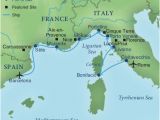 Detailed Map Of France and Italy Cruising the Rivieras Of Italy France Spain Smithsonian Journeys