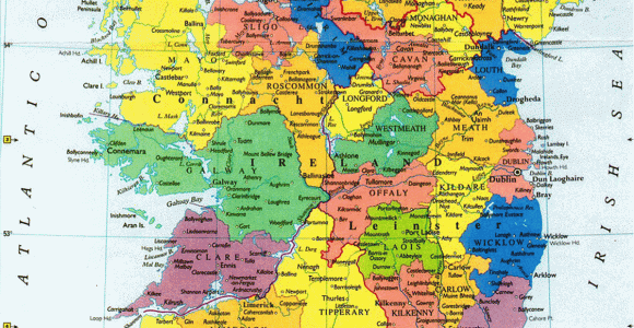 Detailed Map Of Ireland with towns Free Printable Map Of Ireland Map Of Ireland Plan Your