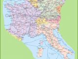 Detailed Map Of Italy Cities Map Of Switzerland Italy Germany and France