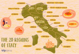 Detailed Map Of Italy Regions Map Of the Italian Regions
