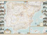 Detailed Map Of Mallorca Spain Mike Hall Maps Illustration