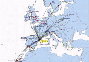 Detailed Map Of Mallorca Spain Ryanair Route Map From Barcelona