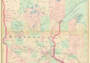 Detailed Map Of Minnesota 19 Best Minnesota Images Minnesota Vintage Cards Vintage Maps