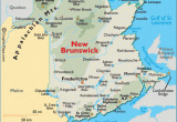 Detailed Map Of New Brunswick Canada New Brunswick Cn Map Showing the Province Of New Brunswick