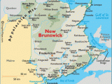 Detailed Map Of New Brunswick Canada New Brunswick Cn Map Showing the Province Of New Brunswick