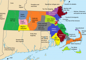 Detailed Map Of New England 14 Problems that Massholes Have to Face once they Move Funny