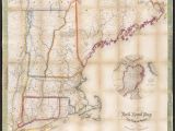 Detailed Map Of New England File Telegraph and Rail Road Map Of the New England States