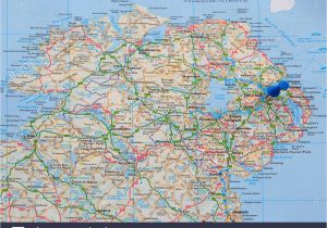 Detailed Map Of northern Ireland Ireland Map Stock Photos Ireland Map Stock Images Alamy