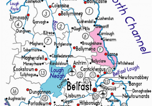 Detailed Map Of northern Ireland Map Of Larne In northern Ireland Useful Information About Larne