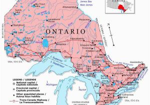 Detailed Map Of Ontario Canada Plan Your Trip with these 20 Maps Of Canada