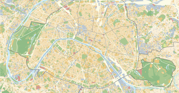 Detailed Map Of Paris France Maps Of Paris Wikimedia Commons
