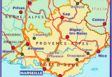 Detailed Map Of Provence France 23 Rigorous Road Map Cote D Azur