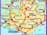 Detailed Map Of Provence France 23 Rigorous Road Map Cote D Azur