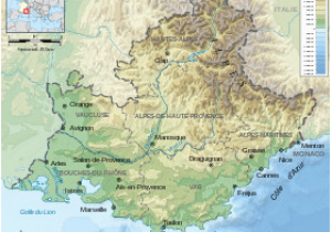 Detailed Map Of Provence France Provence Wikipedia