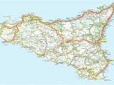Detailed Map Of Sicily Italy Driving Map Of Sicily and Travel Information Download Free Driving