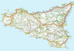 Detailed Map Of Sicily Italy Driving Map Of Sicily and Travel Information Download Free Driving