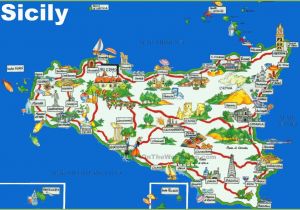 Detailed Map Of Sicily Italy Map Of Sicily Italy D1softball Net