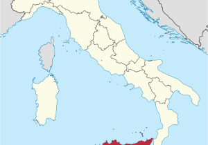 Detailed Map Of Sicily Italy Sicily Wikipedia