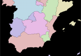 Detailed Map Of southern Spain Autonomous Communities Of Spain Wikipedia