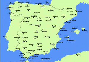 Detailed Map Of Spain with Cities Detailed Map Of East Coast Of Spain Twitterleesclub