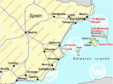 Detailed Map Of Spain with Cities Detailed Map Of East Coast Of Spain Twitterleesclub