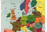 Detailed Map Of Western Europe Map 0f Europe