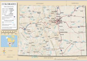 Detailed Road Map Of Colorado Rv Parks California Coast Map Detailed Colorado Detailed Road Map