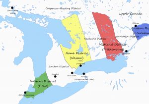 Detroit and Canada Map Upper Canada Wikiwand