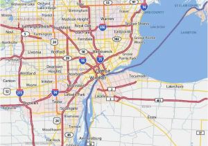 Detroit Michigan Map Google Airports In Michigan Map Beautiful Michigan Maps Directions
