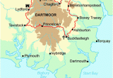 Devon On A Map Of England Dartmoor Map Baskerville London Map Dartmoor Walking