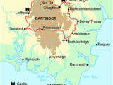 Devon On A Map Of England Dartmoor Map Baskerville London Map Dartmoor Walking